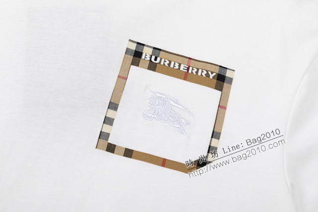 Burberry專櫃巴寶莉2023SS新款刺繡印花T恤 男女同款 tzy2675